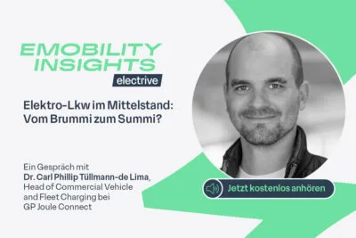 Electrive podcast emobility insights beitragsbild carl tuellmann gp joule 1200x800px
