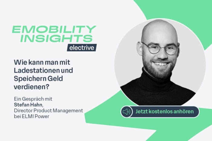 Electrive podcast emobility insights beitragsbild stefan hahn elmi power 1200x800px