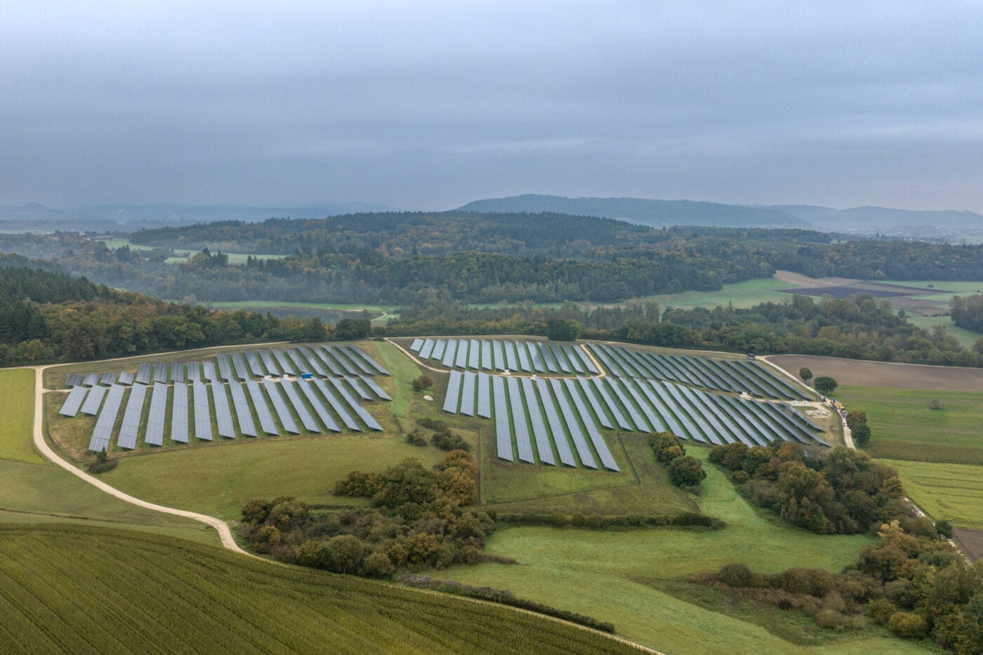 Enbw solarpark aach second chance batteriespeicher