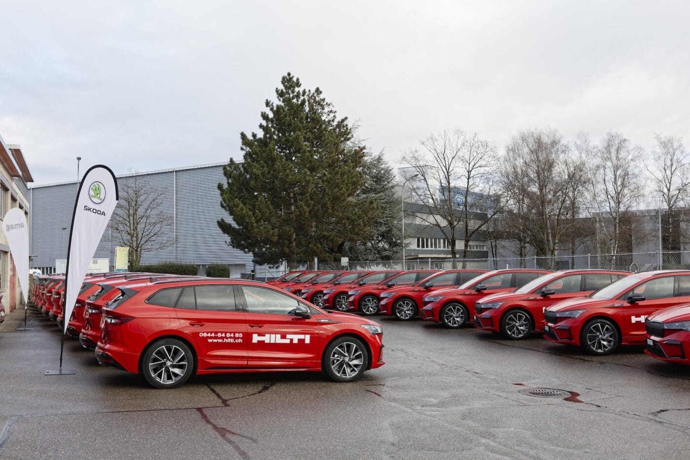 Hilti schweiz fuhrpark flotte skoda enyaq