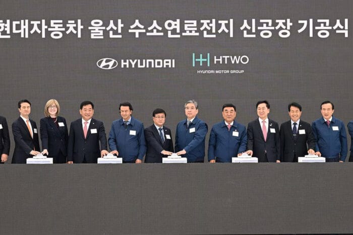 Hyundai htwo bz fabrik ulsan groundbreaking