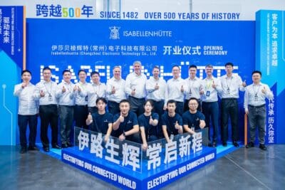 Isabellenhuette china werkseroeffnung