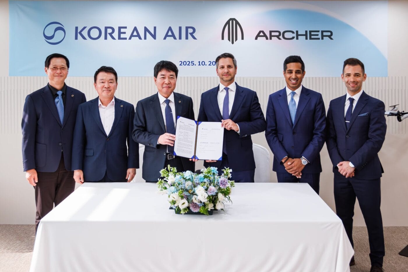 Korean air archer aviation evtol midnight korea