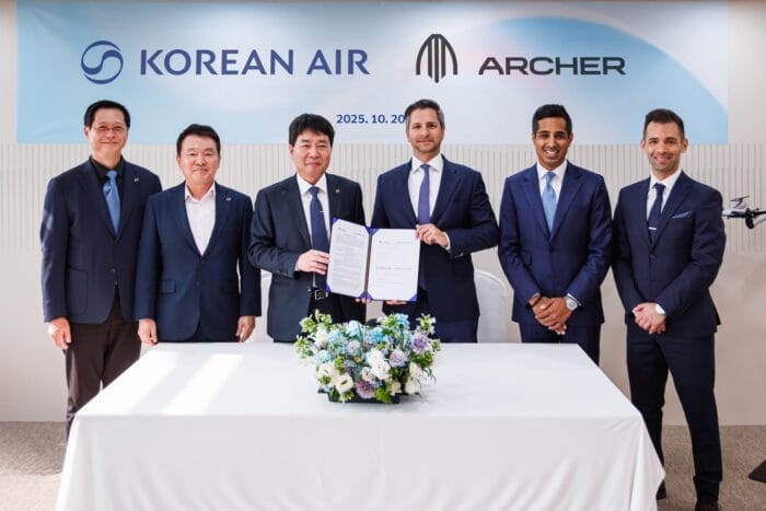Korean air archer aviation evtol midnight korea
