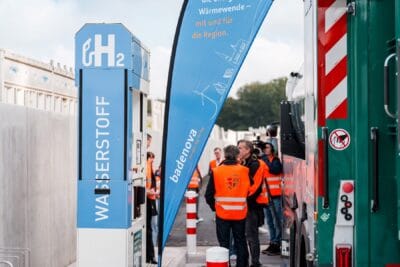 Wasserstofftankstelle asf freiburg badenova