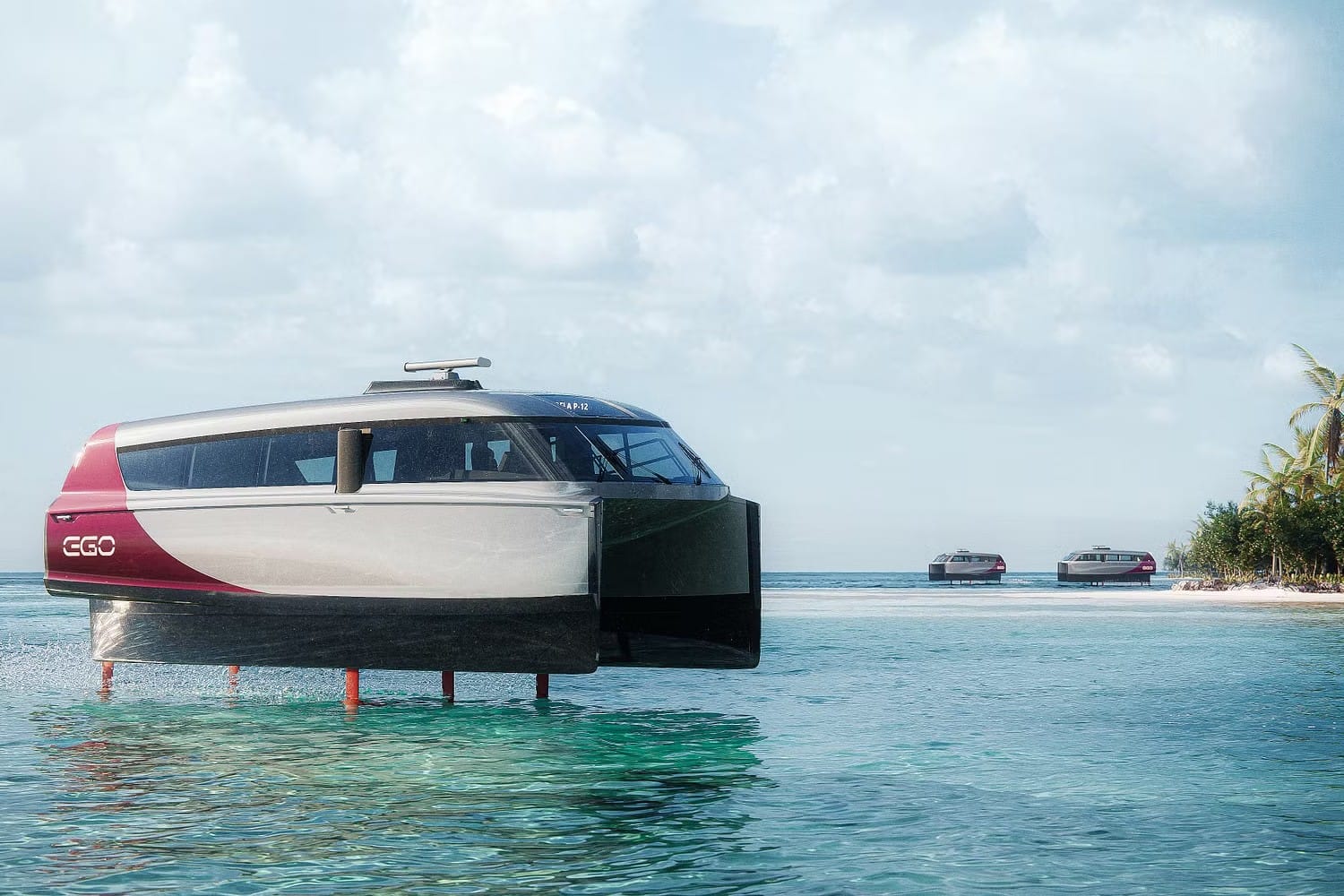 Candela-baut-zehn-E-Tragfl-gelboote-f-r-die-Malediven