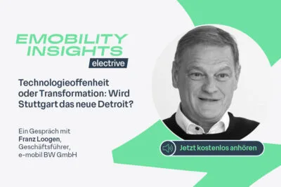 Electrive podcast emobility insights beitragsbild franz loogen e mobil bw 1200x800px