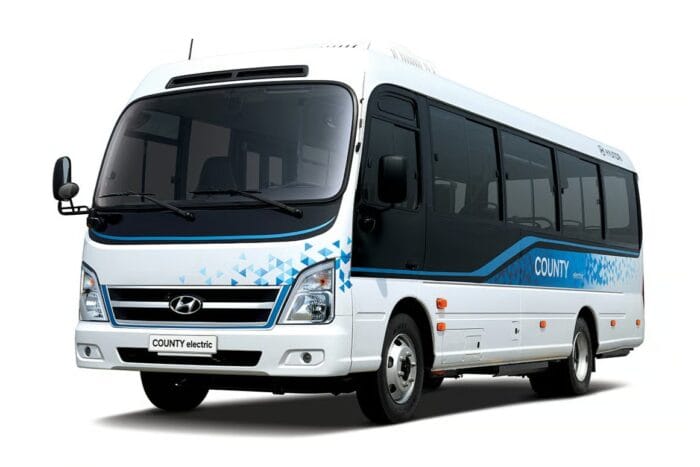 Hyundai county electric elektrobus electric bus