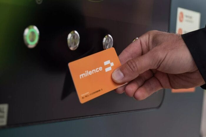 Milence ladestation charging station