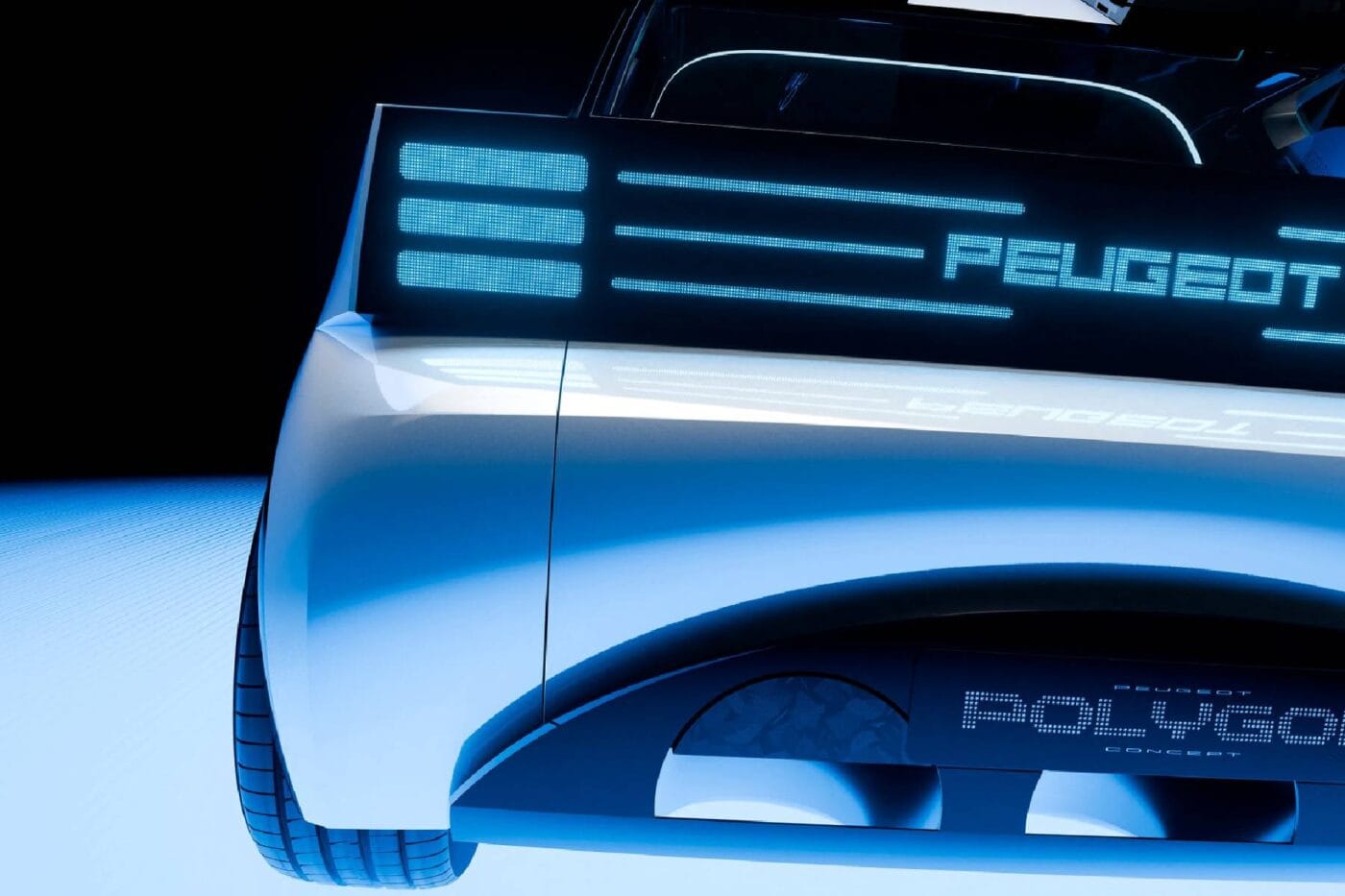 Peugeot concept bev polygon