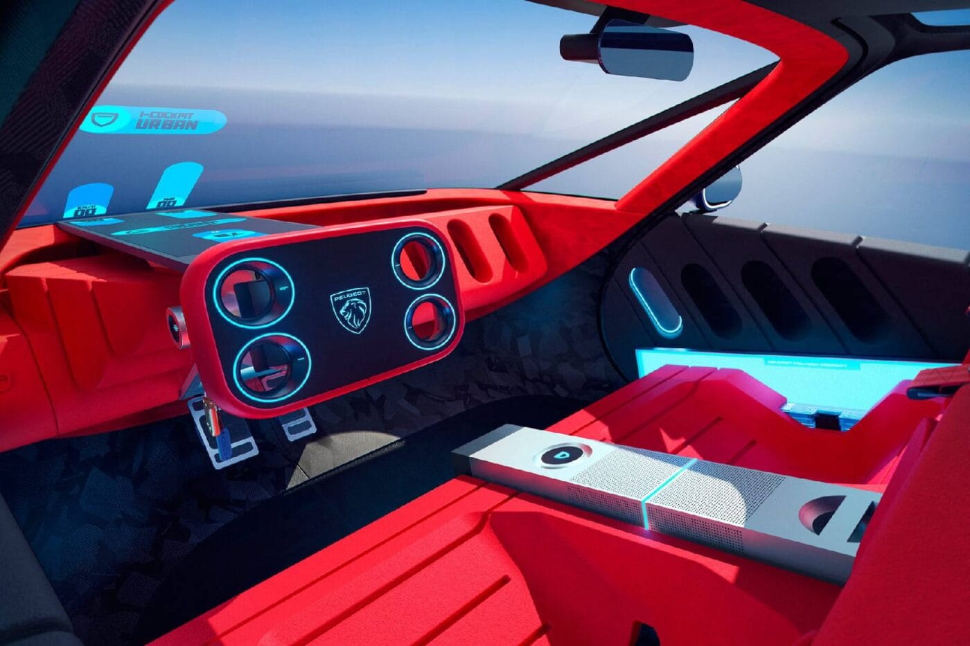 Peugeot concept bev polygon