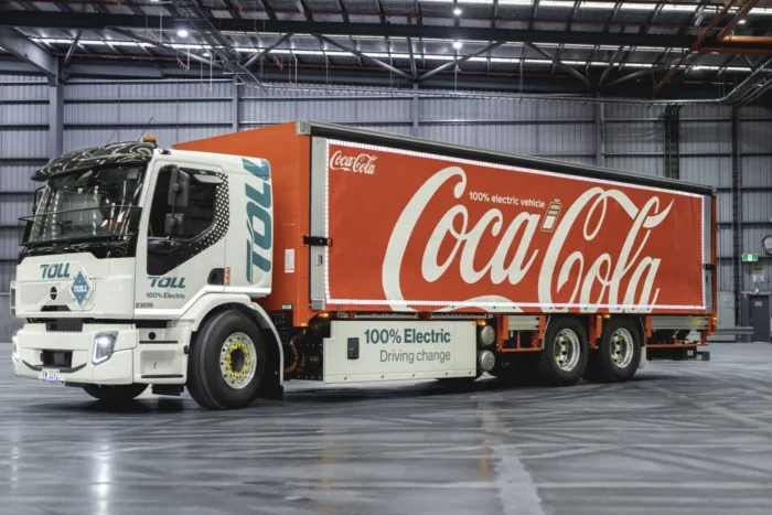 Toll group coca cola australia volvo fe electric truck 1400x933jpg