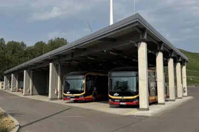 Vbk karlsruhe e bus lader depot kempower