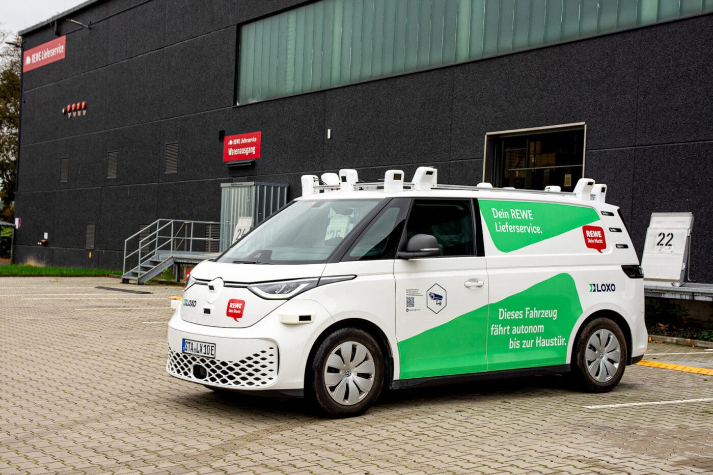 Vw id buzz rewe lieferservice autonomes fahren bochum