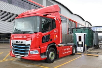 Daf trucks xd electric e lkw electric truck royal mail grossbritannien uk