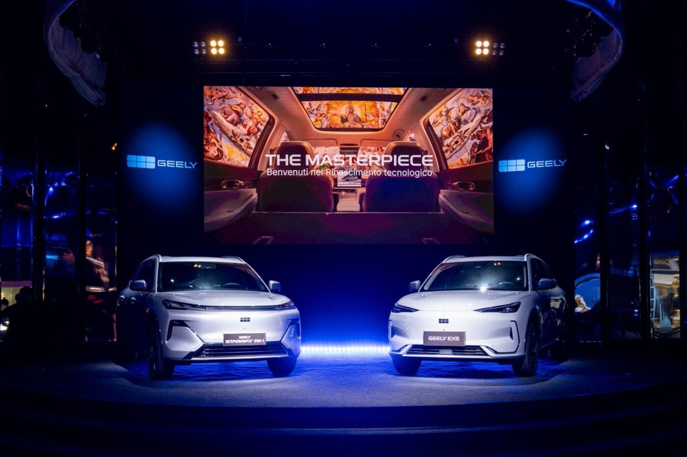 Geely starray em i und ex5 italien