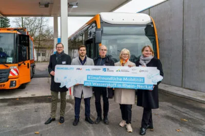 H2 mobility rnv wasserstoff tankstelle ludwigshafen