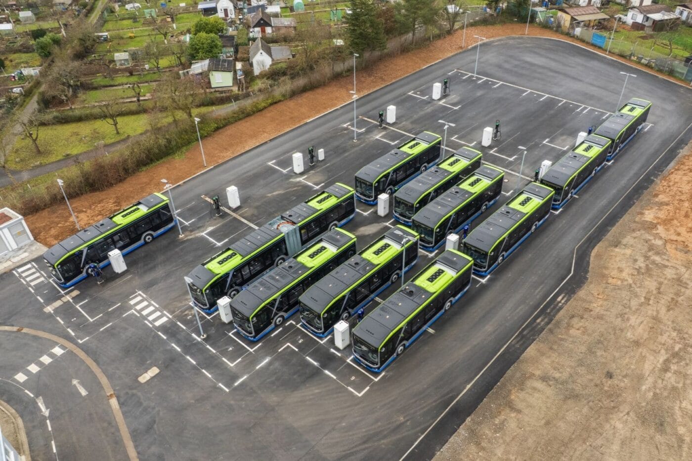 Man elektrobus electric bus ladestation charging station ekoenergetyka stadtwerke schweinfurt min