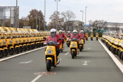 Posta srbije e roller electric scooter serbien serbia