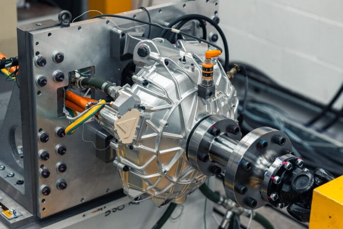 Yasa axialfulssmotor radnabenantrieb