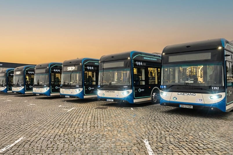 Caetanobus ecity gold elektrobus electric bus stcp porto portugal