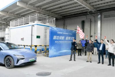 Dongfeng wintertest feststoffbatterie