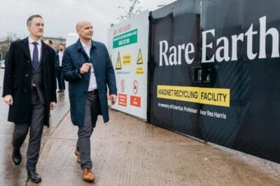 Einweihung recyclinganlage seltenerdmagneten birmingham