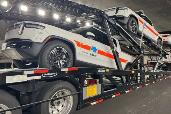 Rivian r1t caltrans fleet