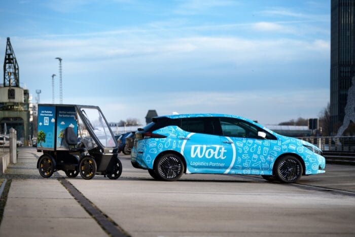 Wolt e auto e lastenrad