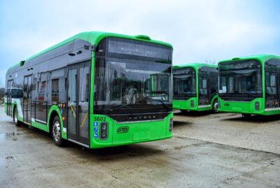 Bucharest electric trolleybuses yutong