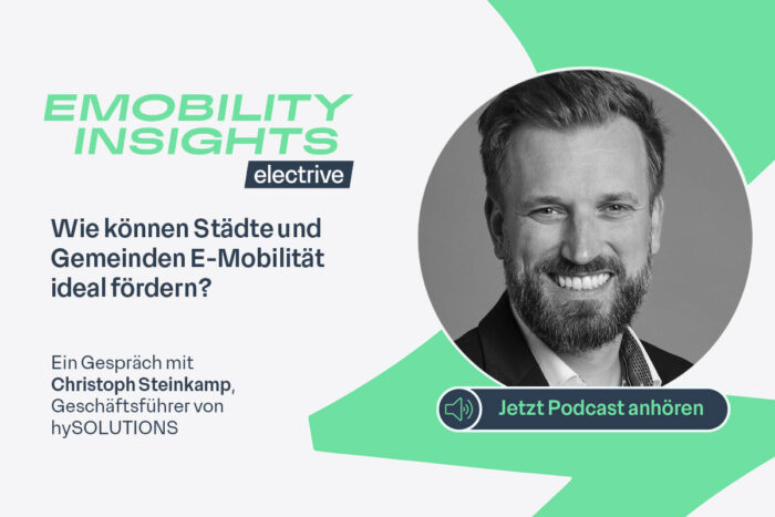 Electrive podcast emobility insights beitragsbild christoph steinkamp hysolutions 1200x800px
