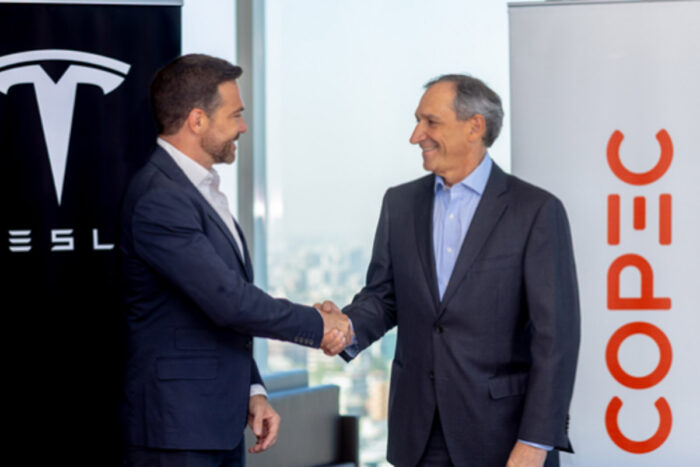 Tesla copec chile supercharger