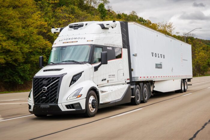 Waabi volvo truck autonomer lkw