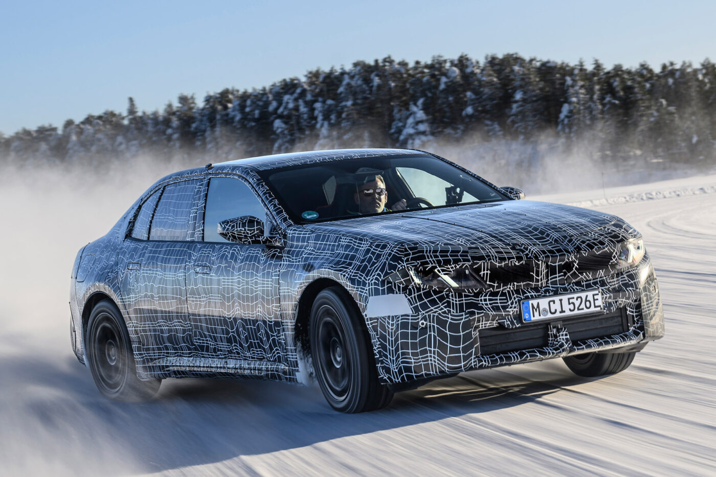 Bmw i3 xdrive prototyp winter testing