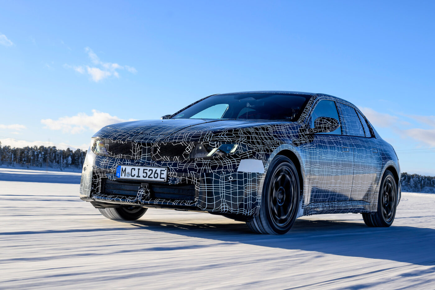 Bmw i3 xdrive prototyp winter testing
