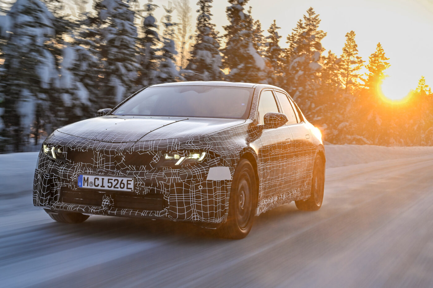 Bmw i3 xdrive prototyp winter testing