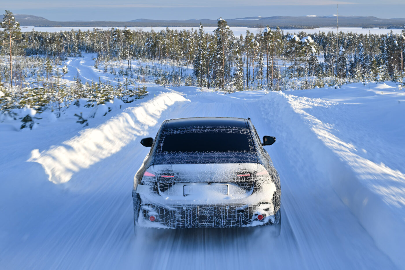 Bmw i3 xdrive prototyp winter testing