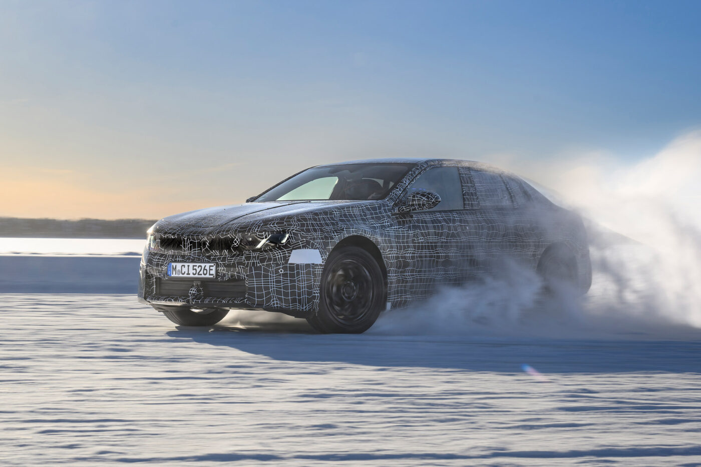 Bmw i3 xdrive prototyp winter testing