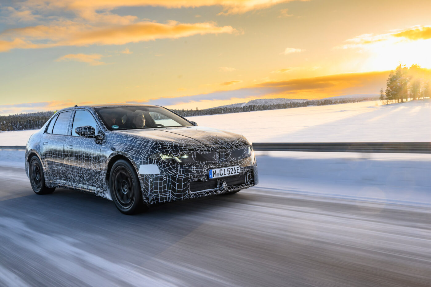 Bmw i3 xdrive prototyp winter testing