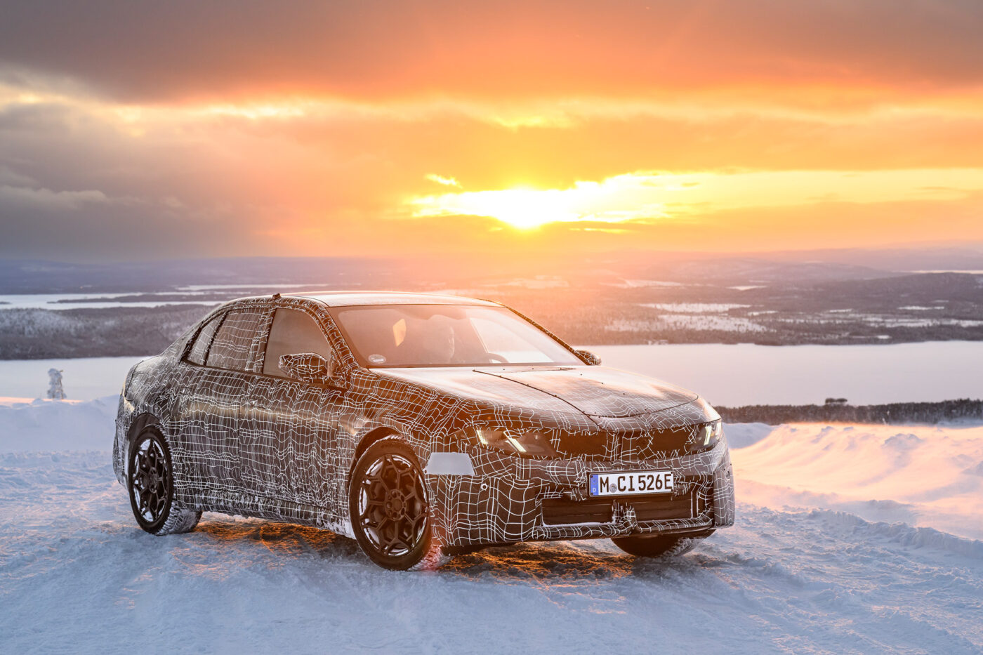 Bmw i3 xdrive prototyp winter testing