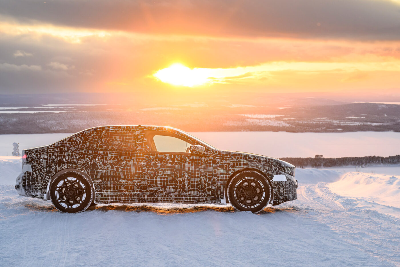 Bmw i3 xdrive prototyp winter testing
