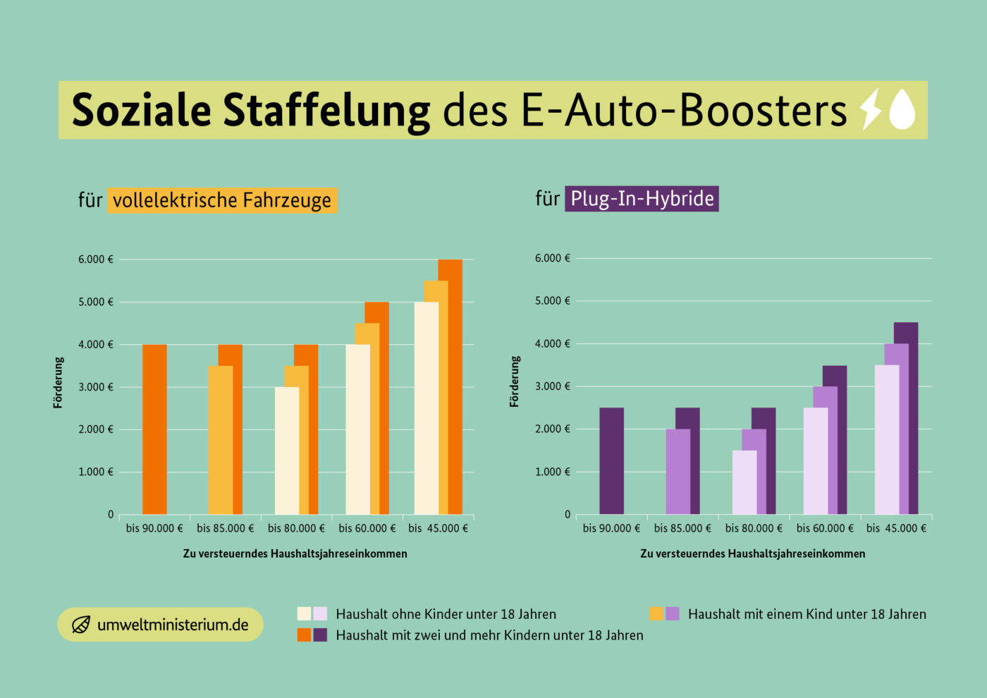 Infografik neue e auto foerderung
