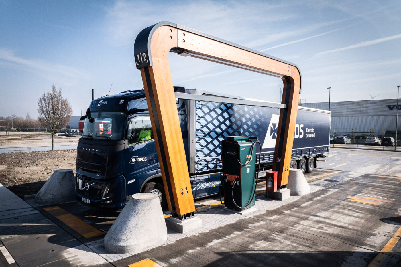 Milence ladepark gent belgien e lkw ladestation