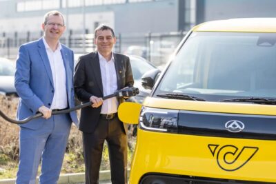 Oesterreichische post v2g pilot maxus transporter oesterreich