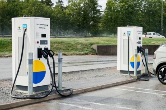 Vattenfall ladestation