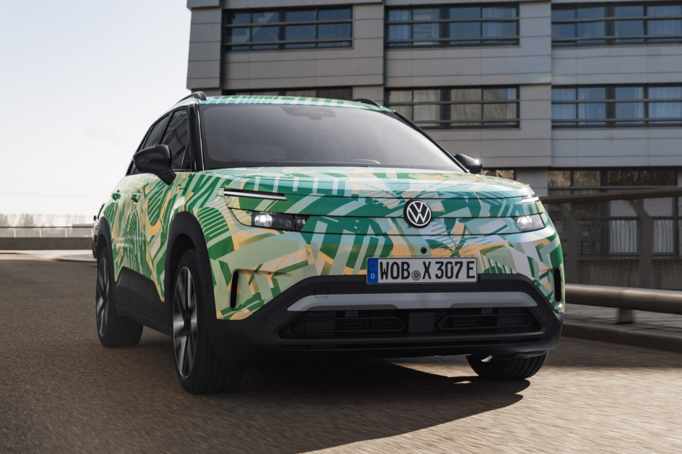 Vw id cross covered drive