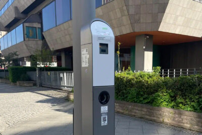 Berliner stadtwerke laternenlader ladestation ac