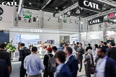 Catl messestand wfes abu dhabi