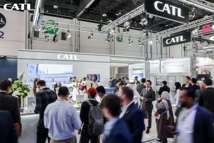 Catl messestand wfes abu dhabi