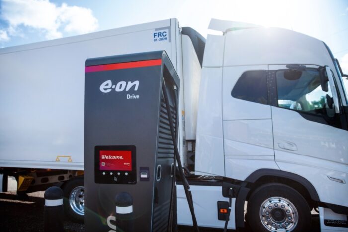 E lkw ladestation eon